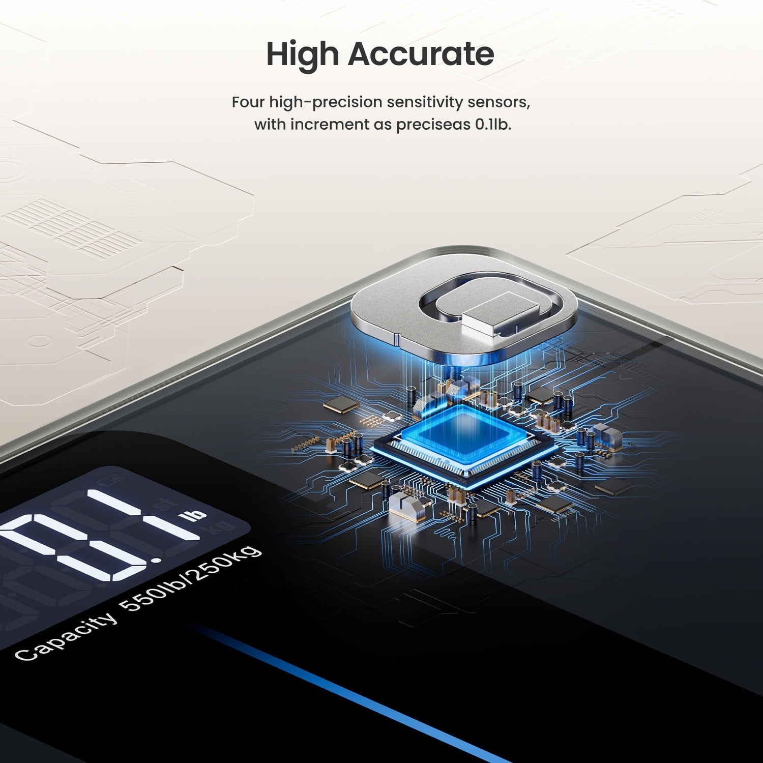 Elevate Your Wellness Journey with the 550Lb Digital Bathroom Scale - Accurate, Stylish, and User-Friendly!