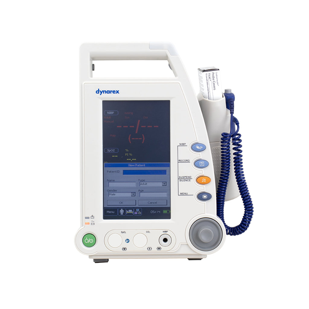 Dynarex Vital Signs Control Knob Patient Monitor w/ Stand