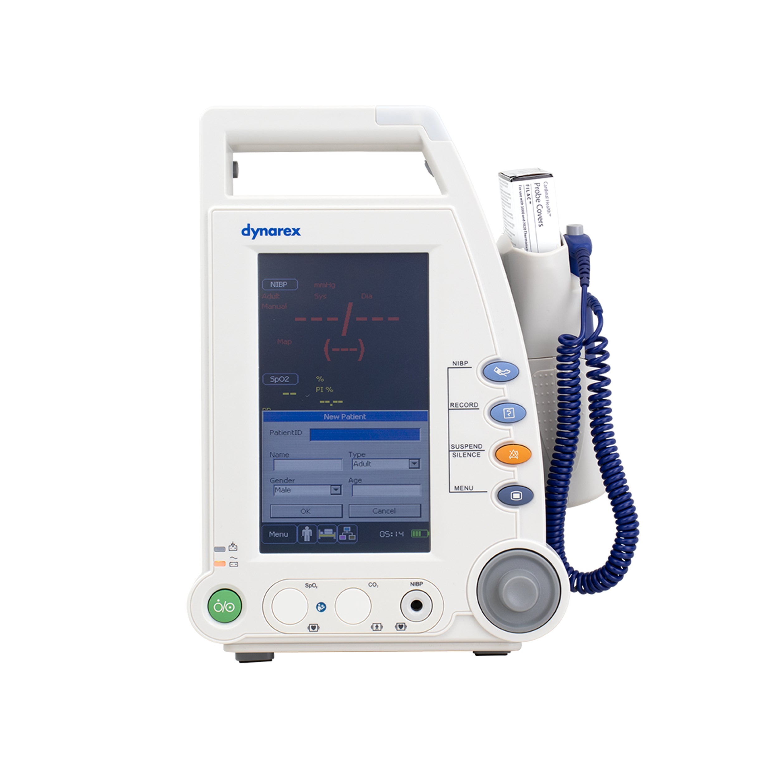 Dynarex Vital Signs Control Knob Patient Monitor w/ Stand