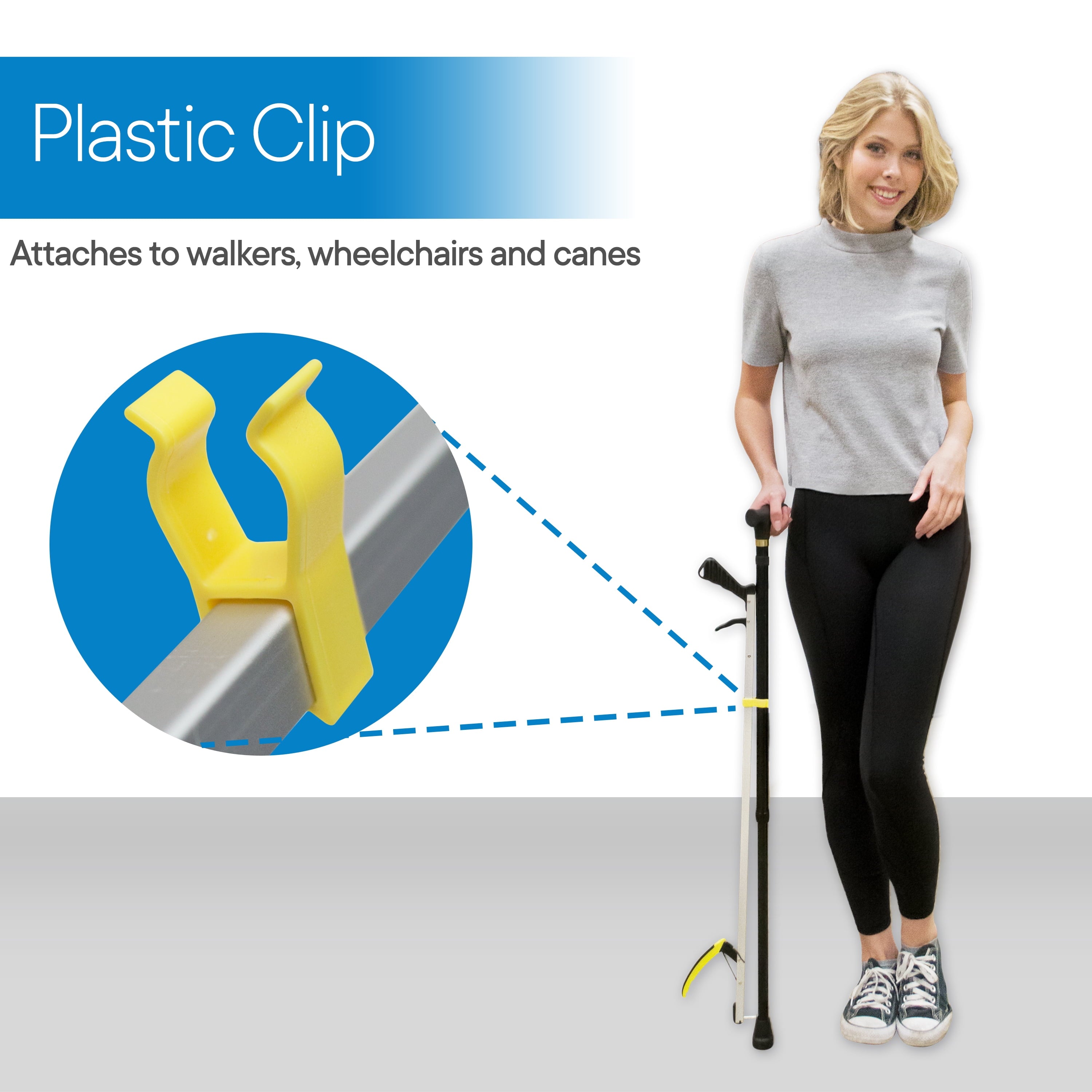 Enhance Your Reach: 26" Lightweight Grabber Reacher with Magnetic Tip for Effortless Living