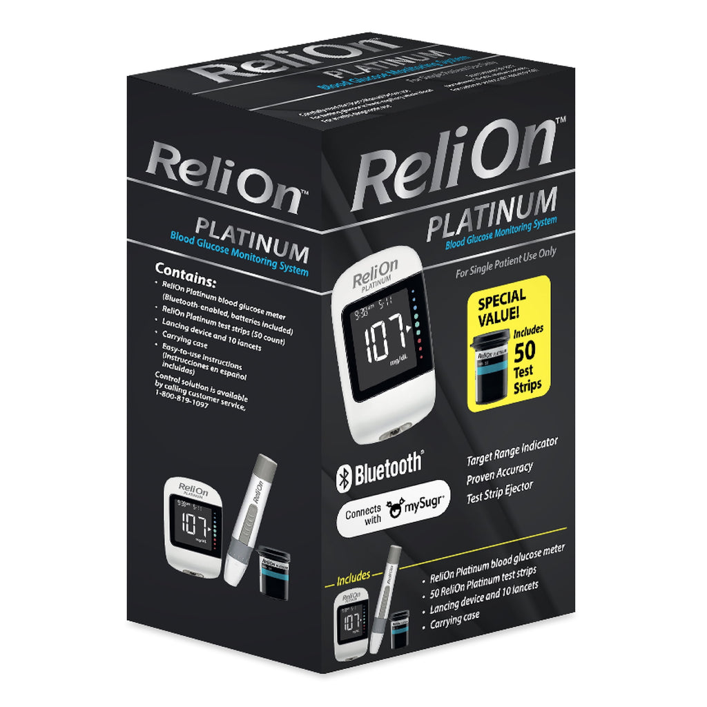 Revolutionize Your Diabetes Management with the ReliOn Platinum Blood Glucose Meter Kit