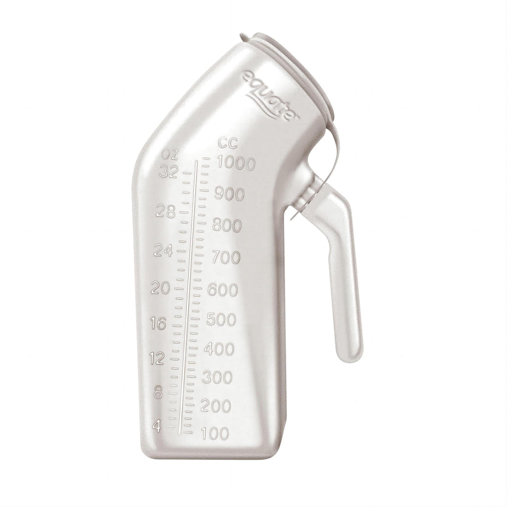 Equate Universal Urinal with Female Attachment - 32 Fl Oz (1 Qt) for Reliable Waste Management