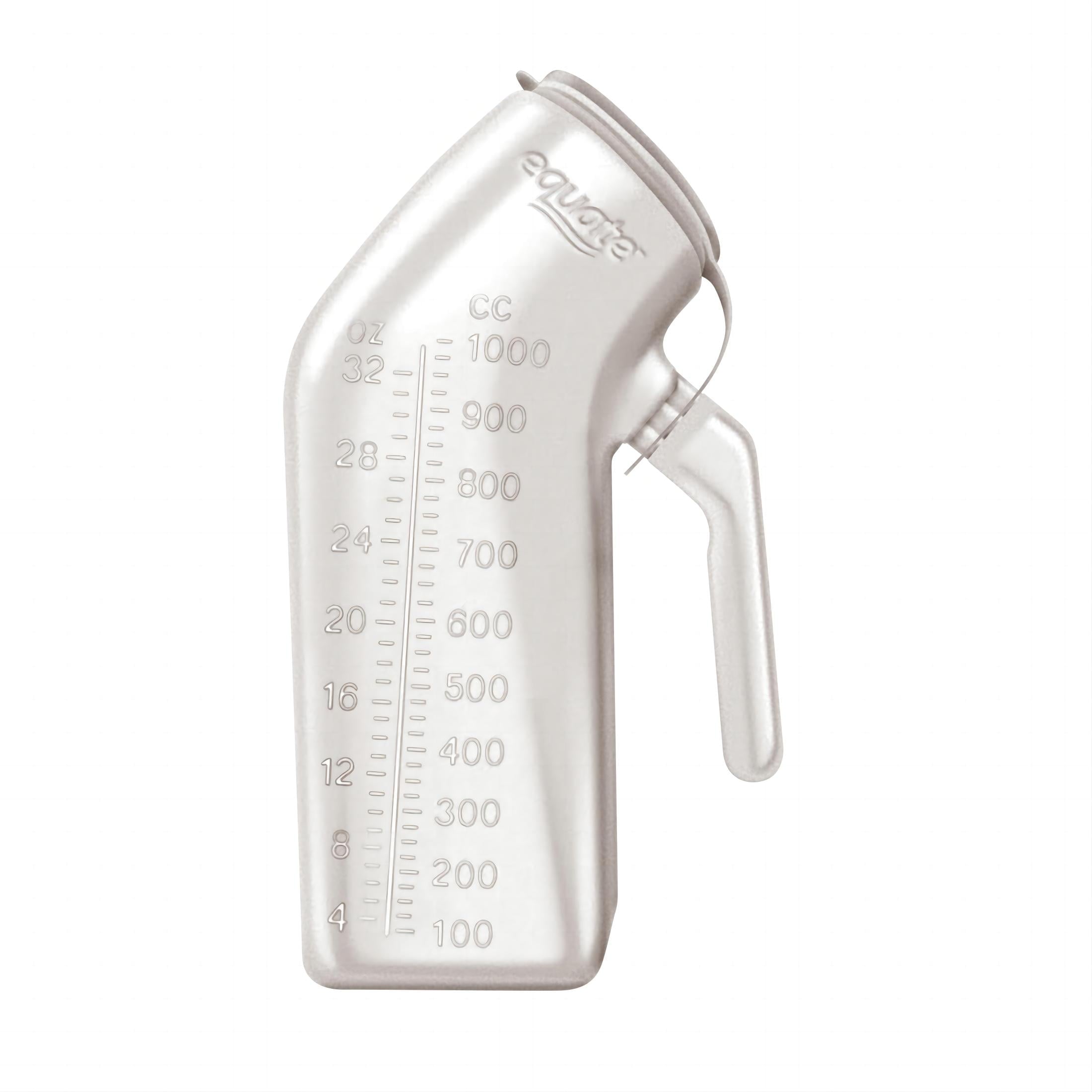 Equate Universal Urinal with Female Attachment - 32 Fl Oz (1 Qt) for Reliable Waste Management