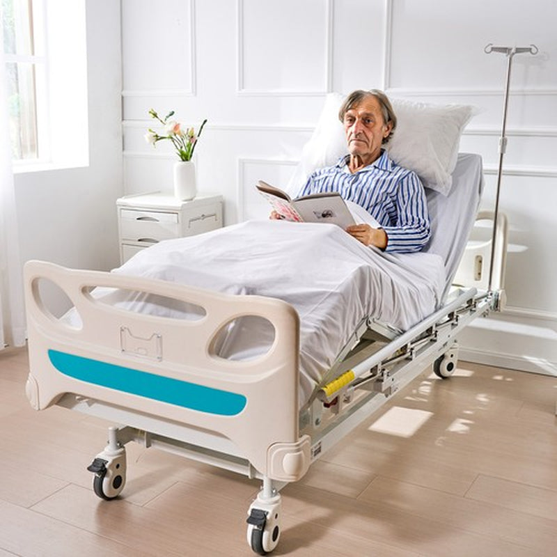 VEVOR Premium 3-Function Full Electric Hospital Bed - Elevate Comfort and Care with 440 lbs Capacity