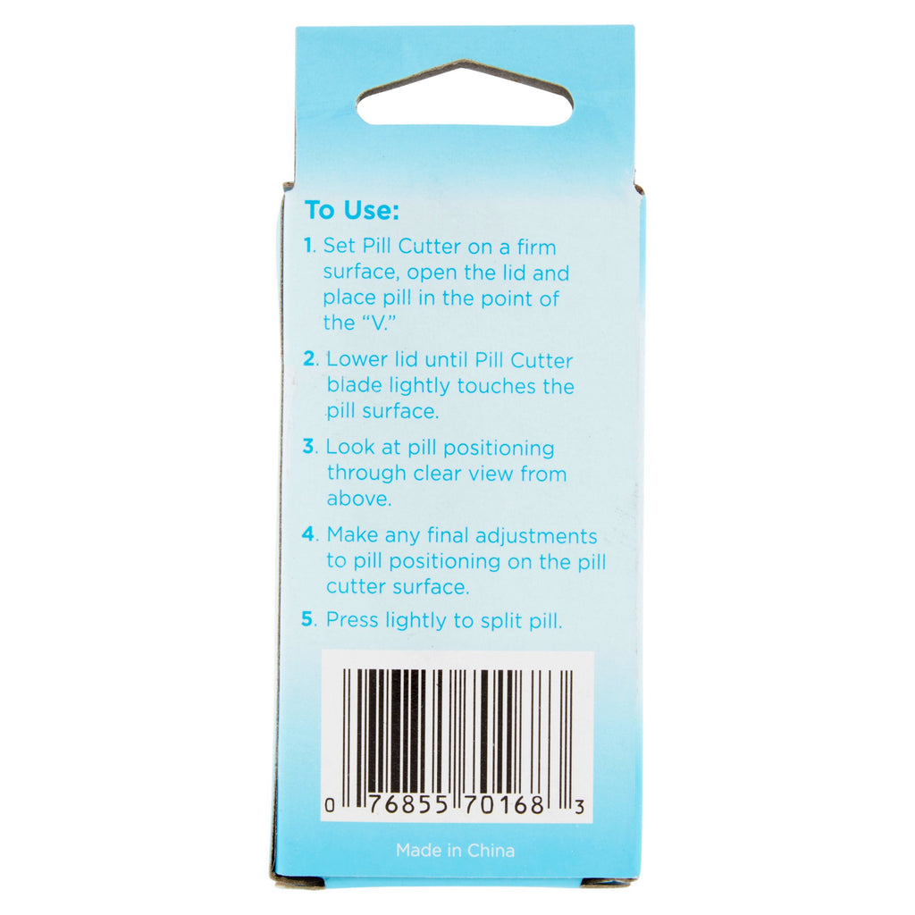 Effortlessly Split and Crush Pills with the Apex Plastic Pill Splitter - Perfect for All Sizes!