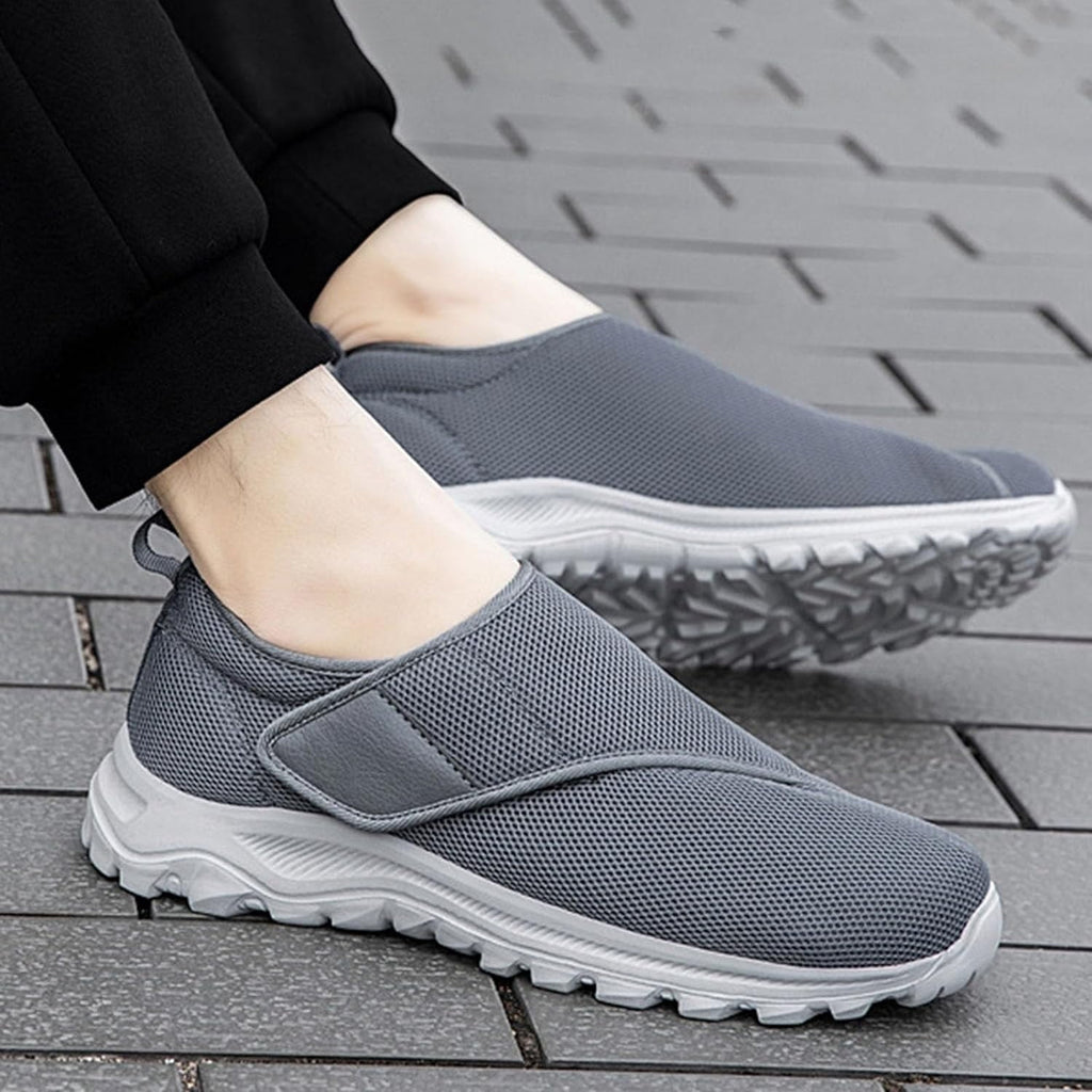 Comfortable and Adjustable Leisure Sports Shoes for Women with Swollen Feet - Perfect for Walking and Everyday Use