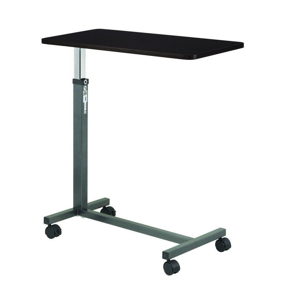 Versatile Overbed Table Tray - Rolling Hospital Bed with Adjustable Height for Meals and Work