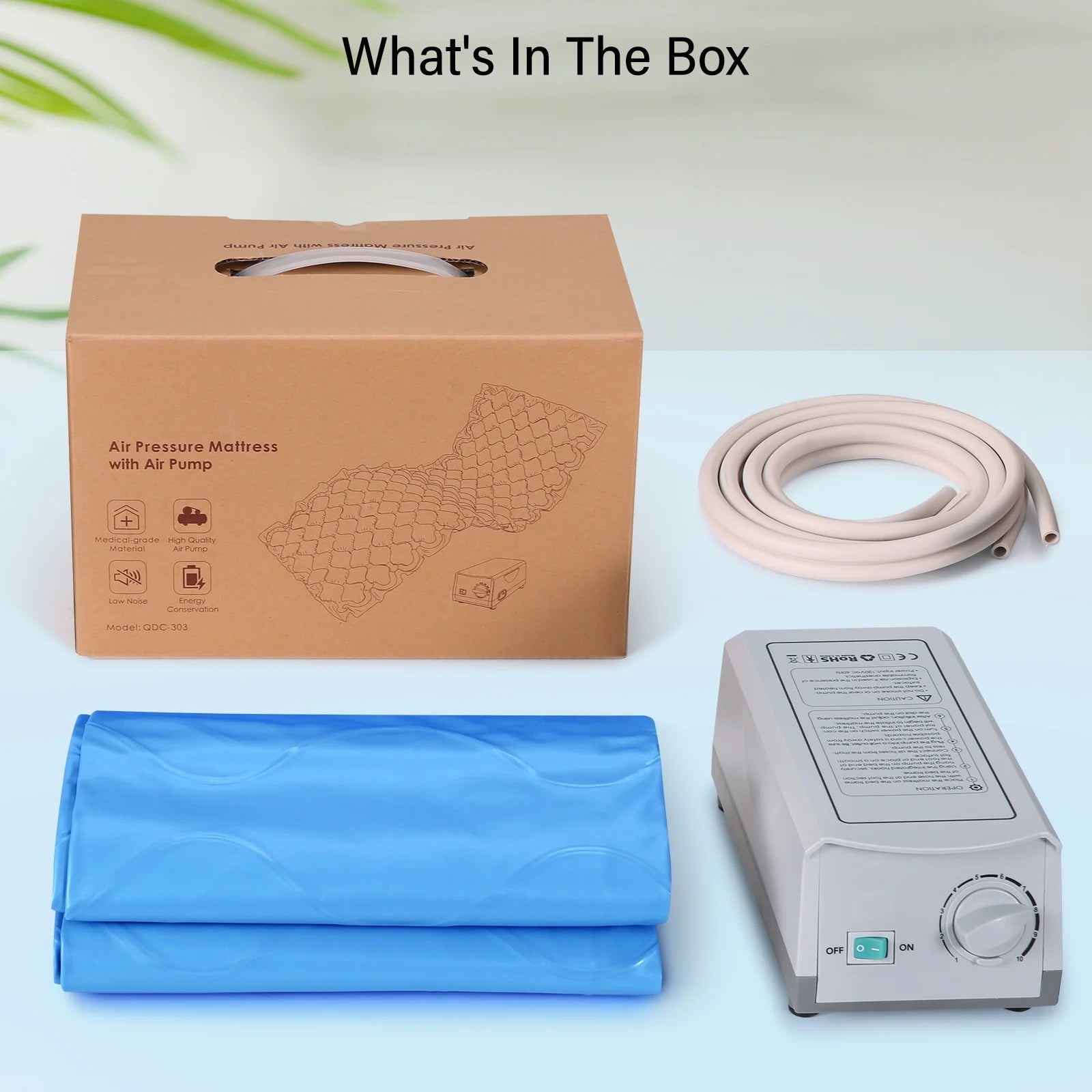 Ultimate Comfort with the Medical-Grade Alternating Air Pressure Mattress Pad - Perfect for Bed Sore Relief at Home or Hospital