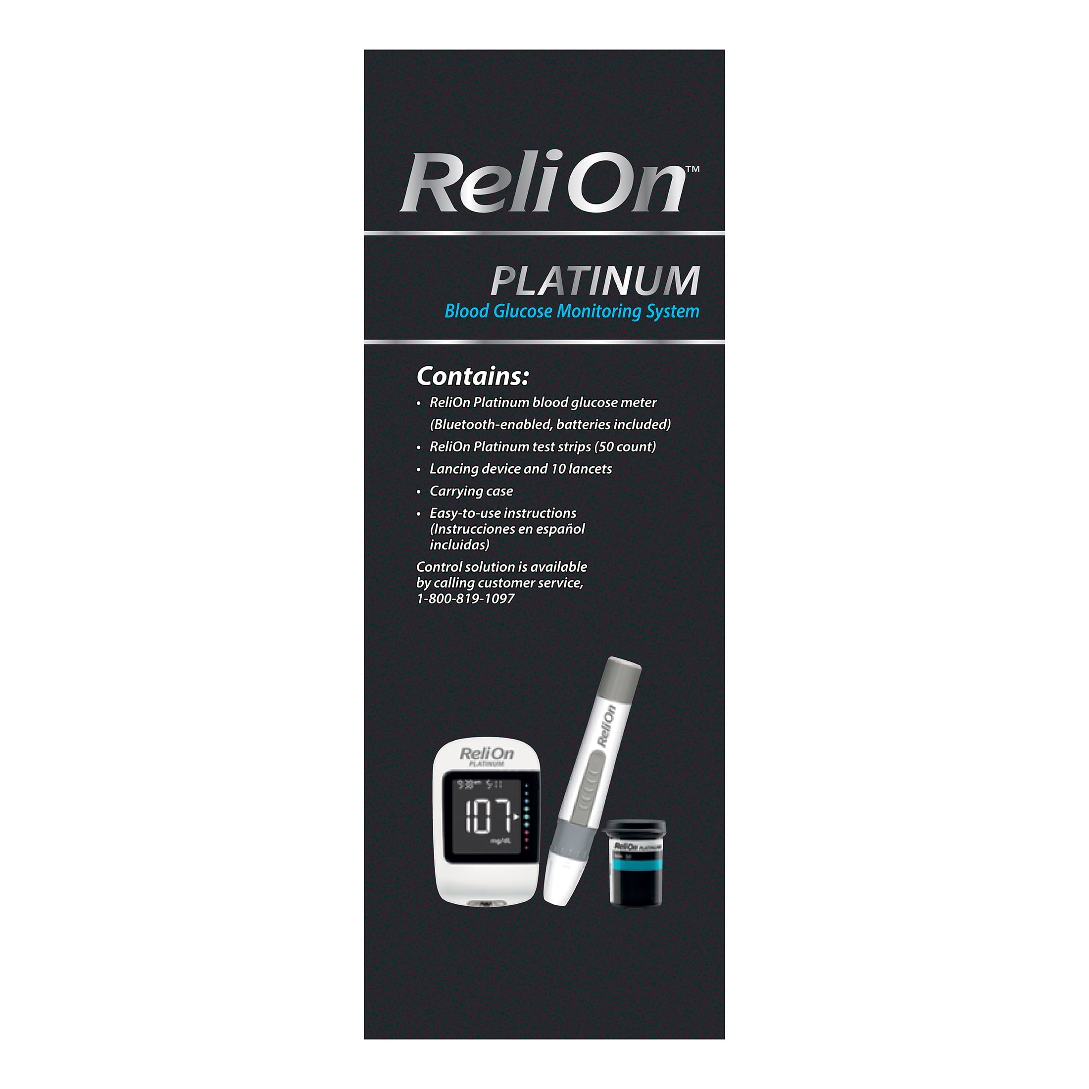 Revolutionize Your Diabetes Management with the ReliOn Platinum Blood Glucose Meter Kit