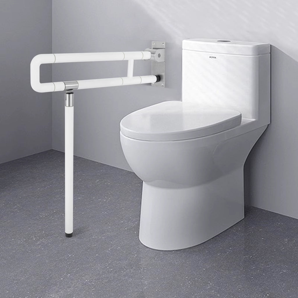 Foldable Toilet Grab Bar - Essential Bathroom Safety Handle for Elderly & Disabled