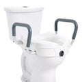 Elevate Your Comfort with Our 5-Inch Raised Round Toilet Seat - Supports Up to 350 lbs in Classic White