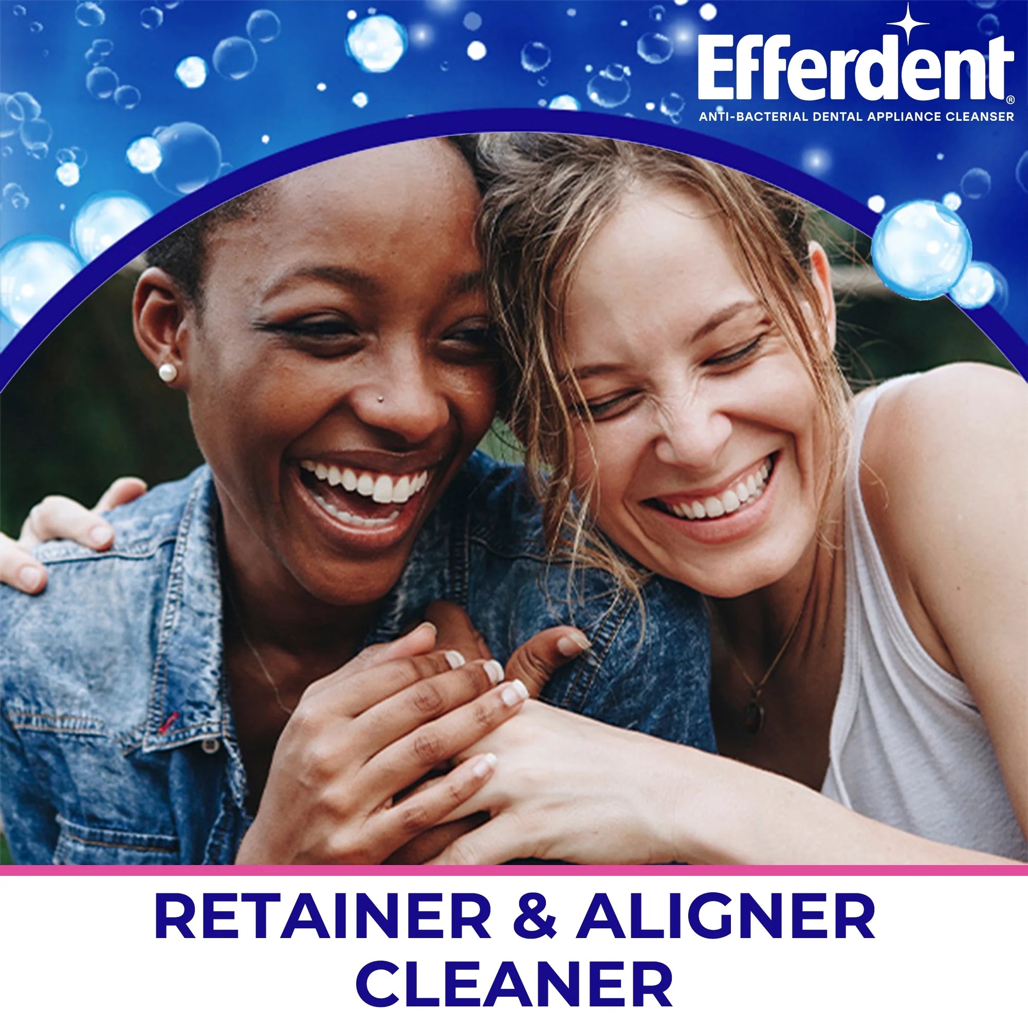 Efferdent Minty Fresh & Clean Retainer & Denture Cleaner Tablets - 126 Count for Ultimate Freshness and Odor Control