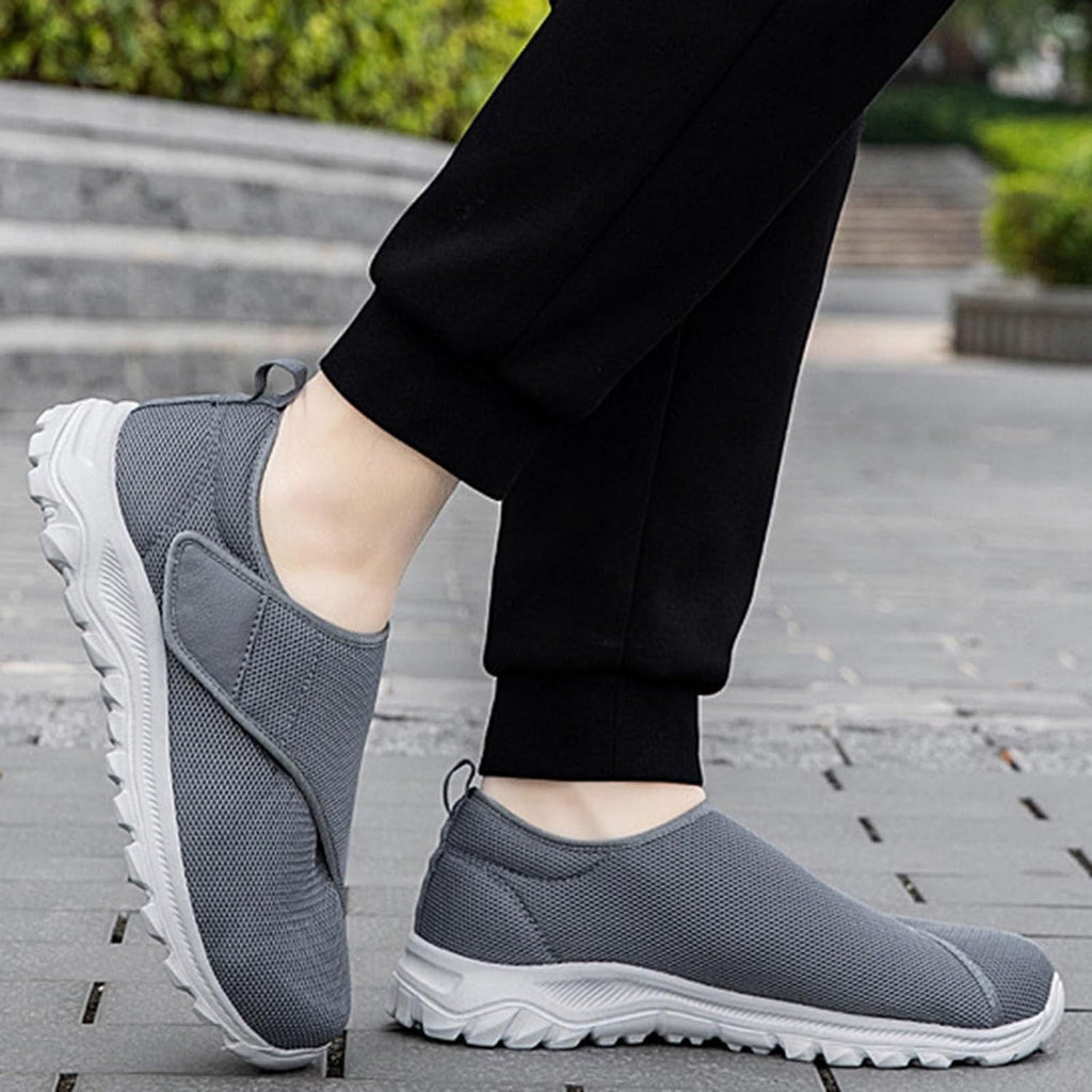 Comfortable and Adjustable Leisure Sports Shoes for Women with Swollen Feet - Perfect for Walking and Everyday Use