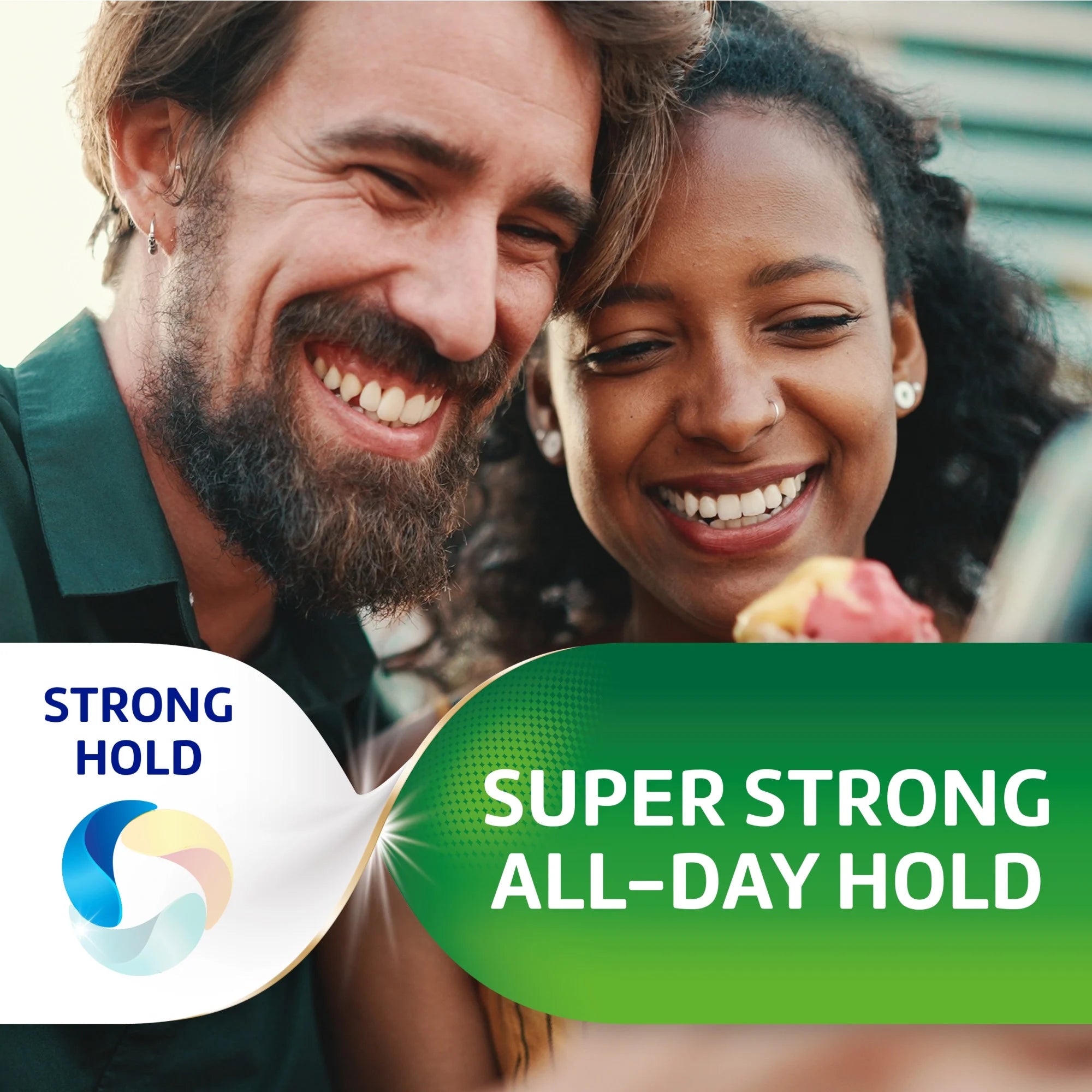 Experience Unmatched Comfort with Extra Care Denture and Partials Adhesive Cream - 3 Pack of 2.2 Oz Tubes for All-Day Hold