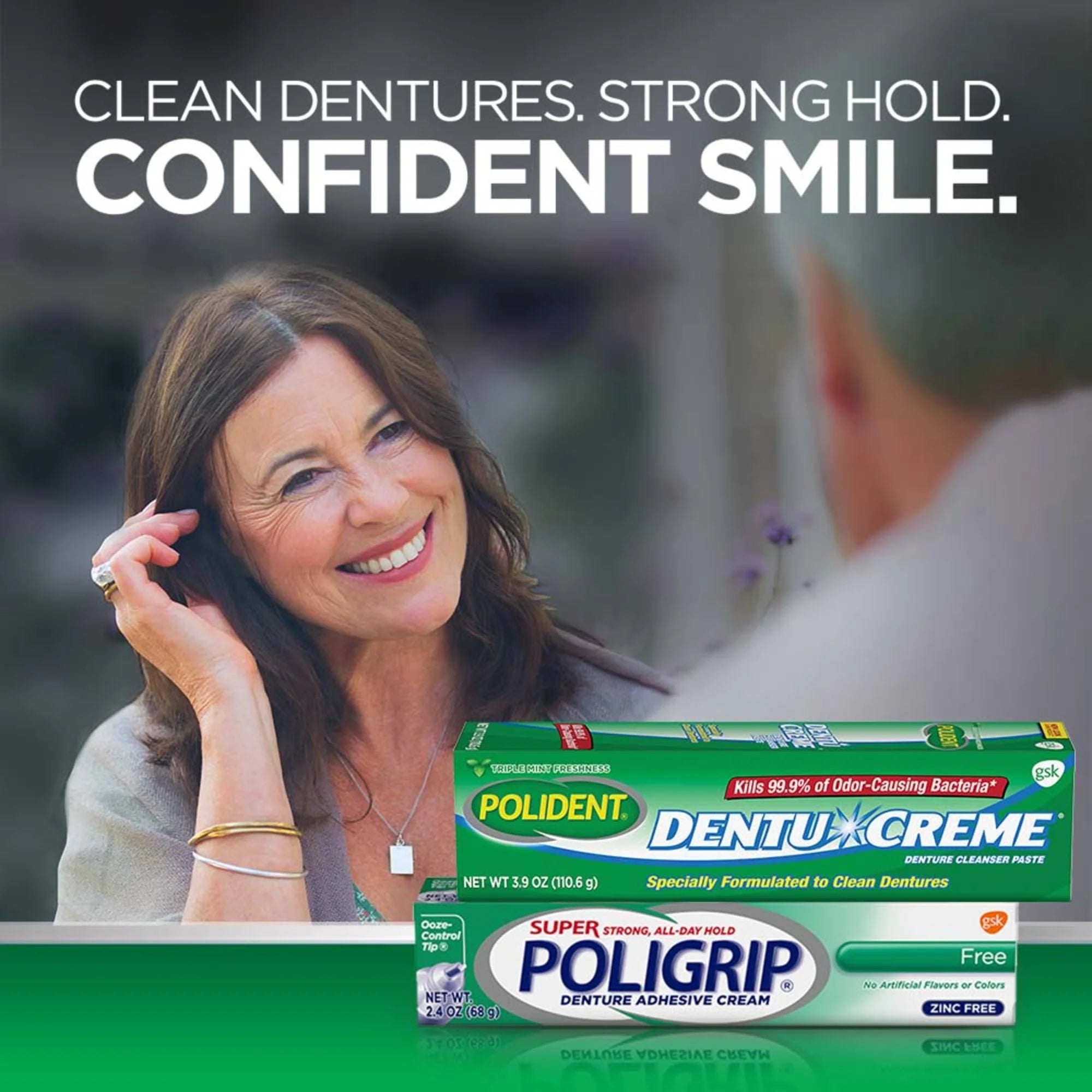 Experience Triple Mint Freshness with Dentu-Creme Denture Cleaner Paste - 3.9 Oz for Ultimate Freshness and Cleanliness