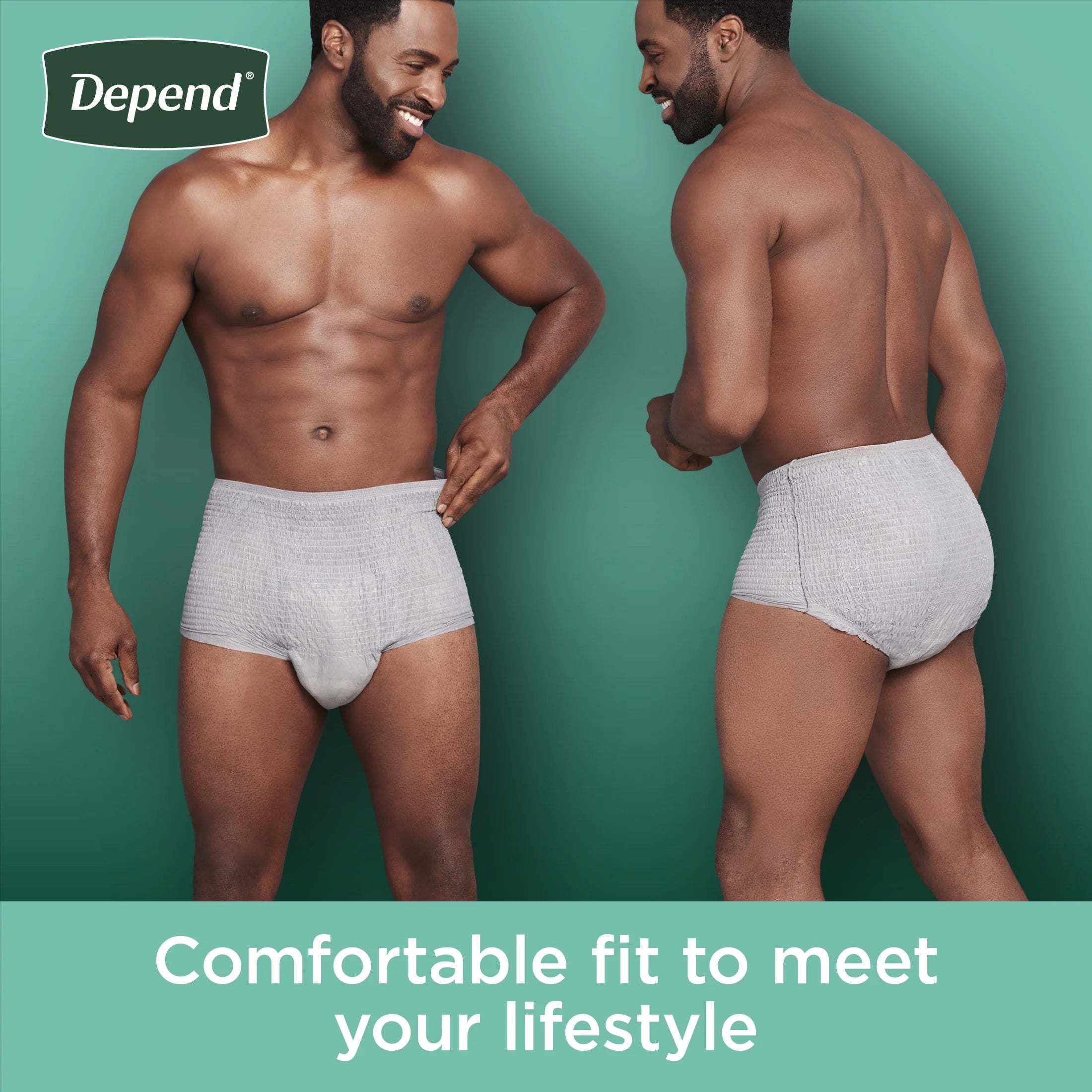 Depend Fresh Protection Incontinence Underwear for Men - Maximum Absorbency, Large Size, 40 Count for Ultimate Comfort and Confidence
