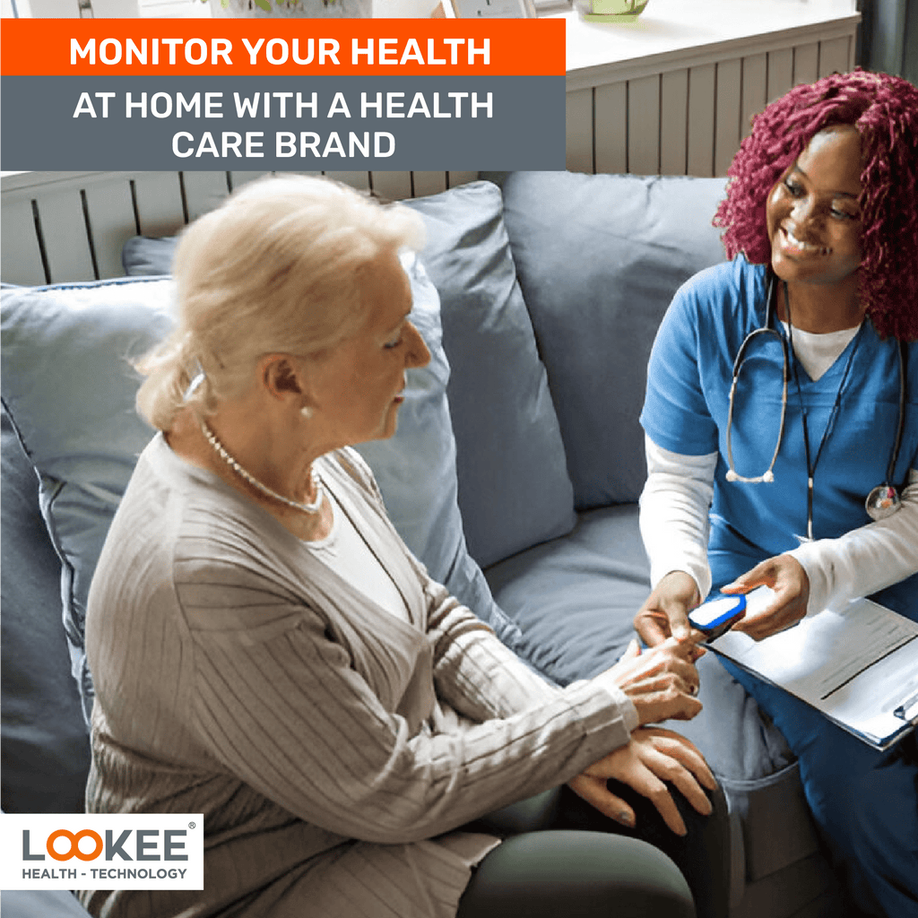 Experience Unmatched Precision with the LOOKEE Premium Fingertip Pulse Oximeter | FSA/HSA Eligible Oxygen Monitor with Auto-Rotate OLED Display & Essential Accessories Included