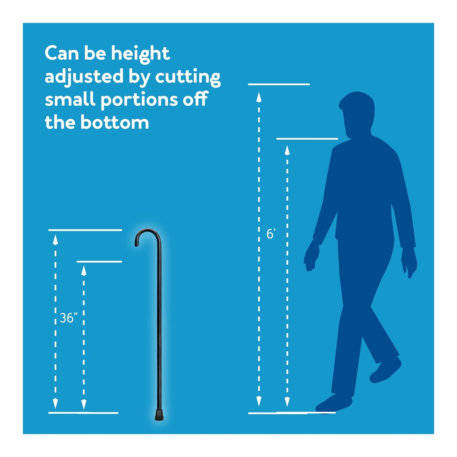 Experience Unmatched Support with the Carex Natural Ash Wooden Walking Cane - Sturdy Round Handle Design