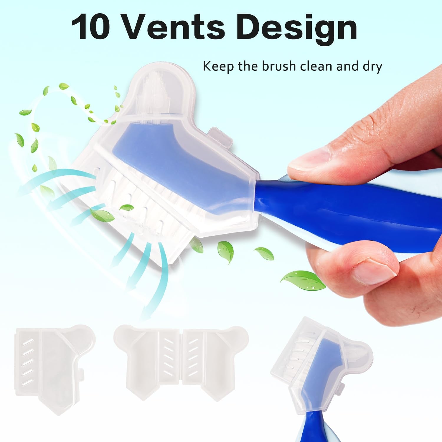 Ultimate Pink Denture Care Kit: Waterproof Case with Brush & Rinsing Basket for Easy Soaking and Cleaning