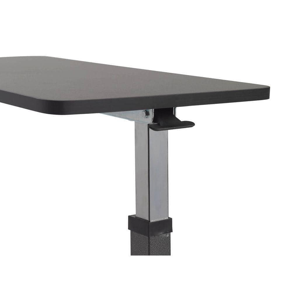 Versatile Overbed Table Tray - Rolling Hospital Bed with Adjustable Height for Meals and Work
