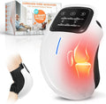 Ultimate Cordless Knee Massager with LED Display - Experience Infrared Heat and Vibrating Relief for Stiff Joints, Swelling, and Muscle Injuries - Perfect for Home, Office, and Travel