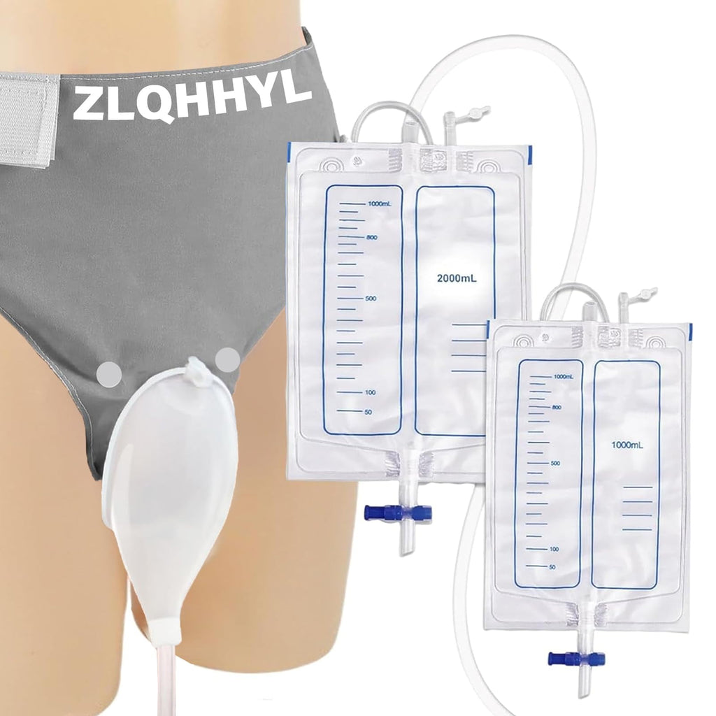 Ultimate Comfort Catheter System for Women - Reusable Silicone Urinal with Adjustable Breathable Pants and Two Size Options for Maximum Flexibility