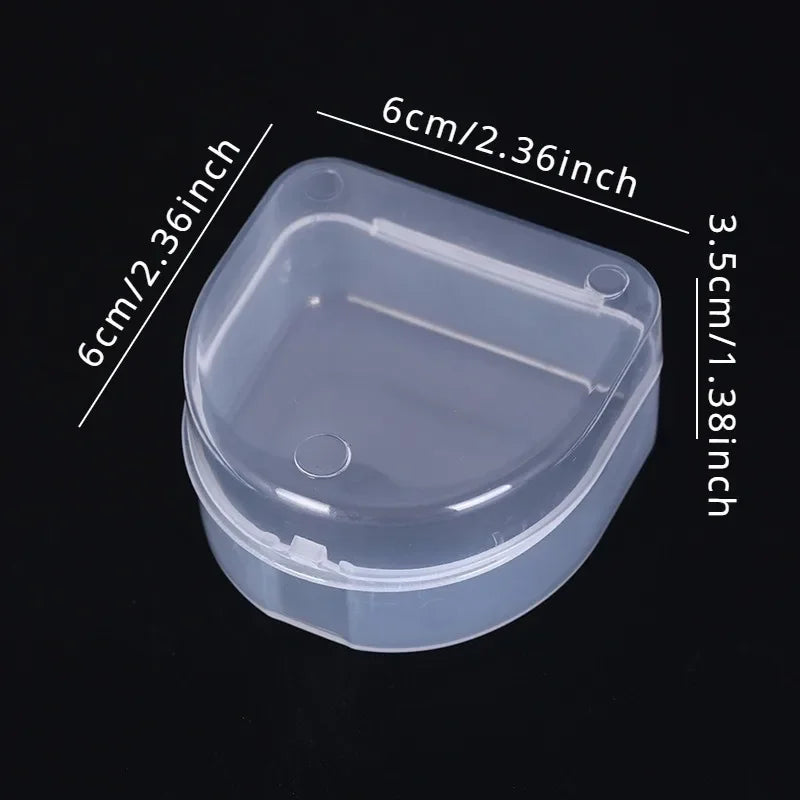 Dental Box - Denture and Mouth Guard Storage Case - 1pc/2pcs