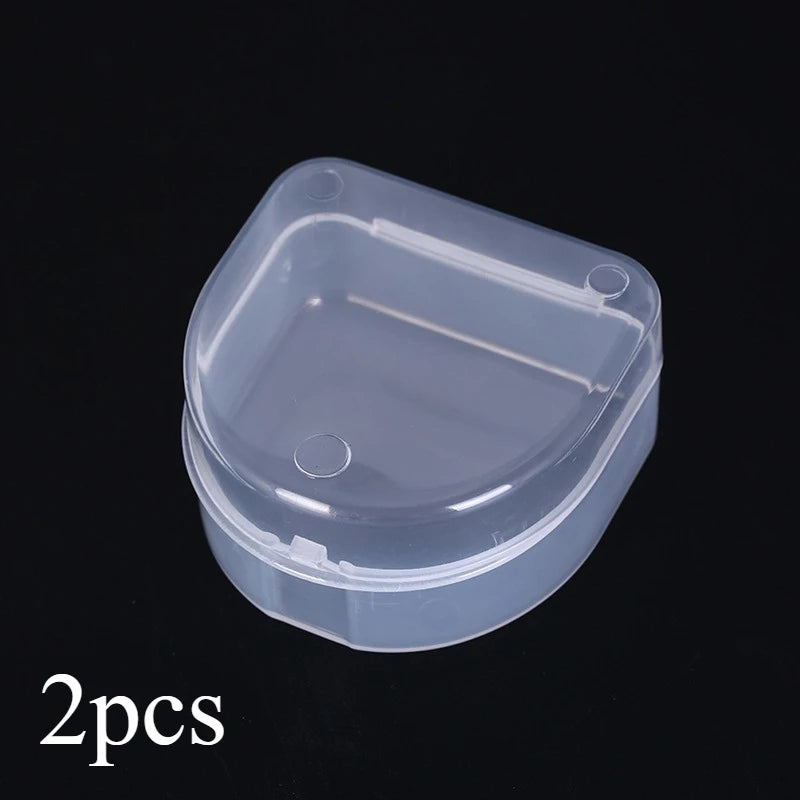 Dental Box - Denture and Mouth Guard Storage Case - 1pc/2pcs