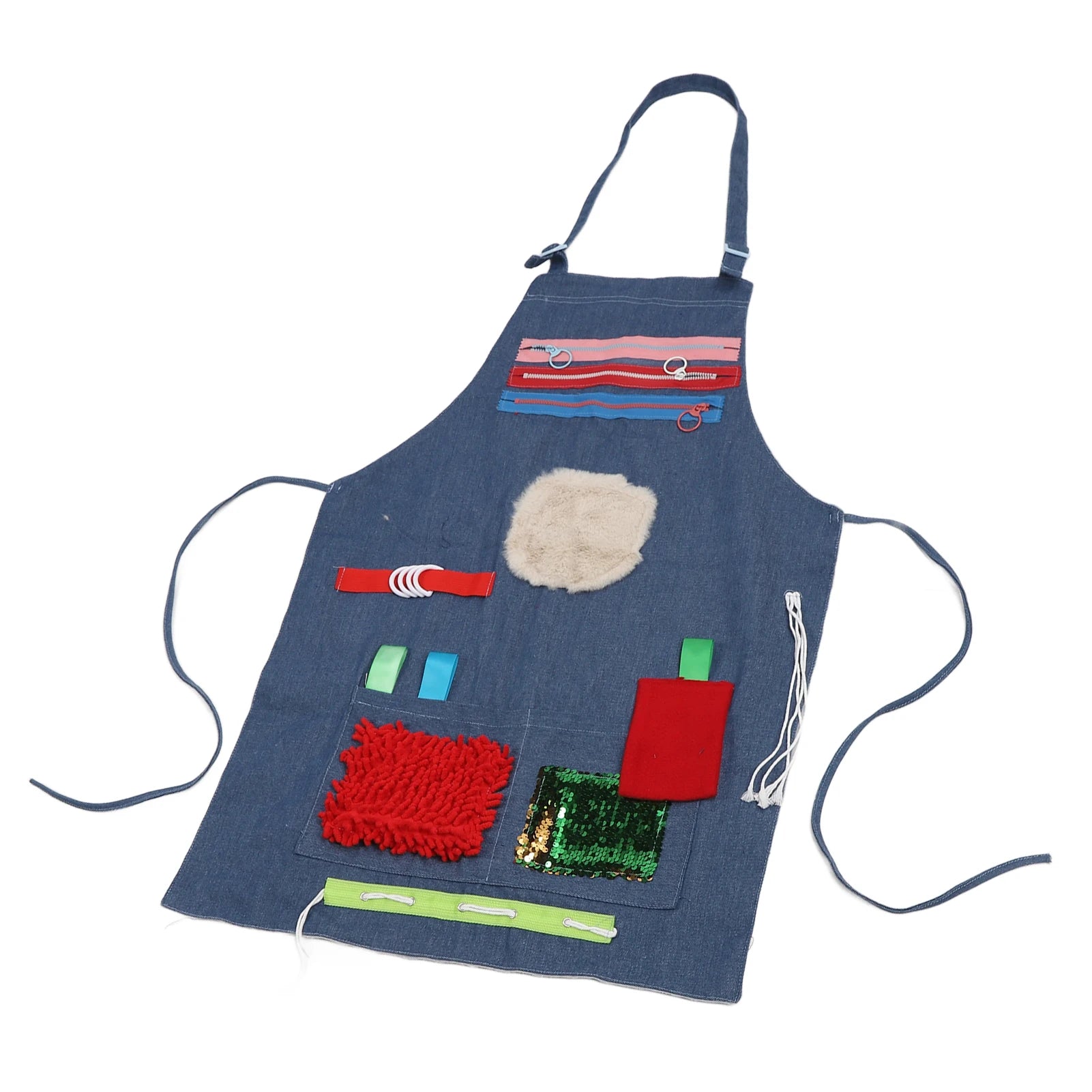 Elderly Sensory Unisex Apron for Dementia, Alzheimer's