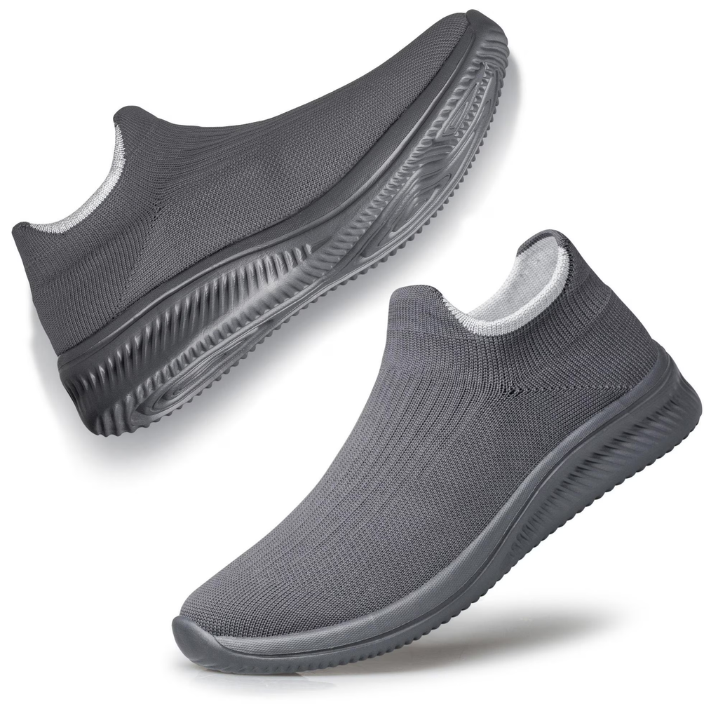 Women's Lightweight Slip-On Walking Shoes - Athletic Sneakers for Casual Wear