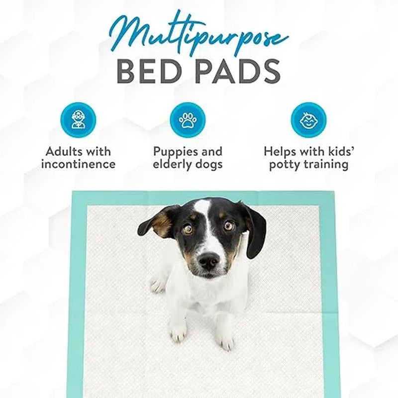 Extra Large Super Absorbent Disposable Bed Pads for Incontinence - 36" x 36" Ultra Thick Chux for Maximum Protection
