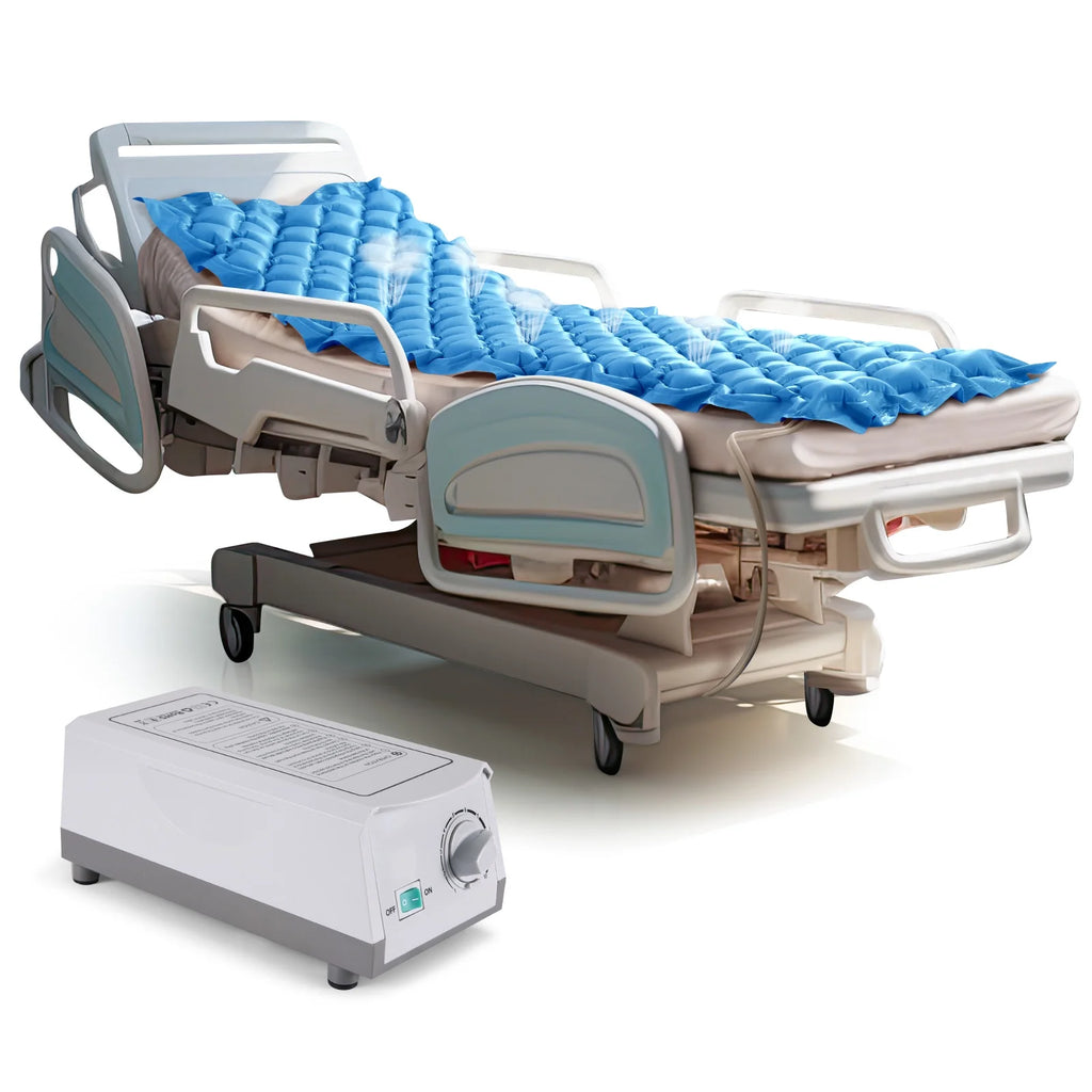 Ultimate Comfort with the Medical-Grade Alternating Air Pressure Mattress Pad - Perfect for Bed Sore Relief at Home or Hospital