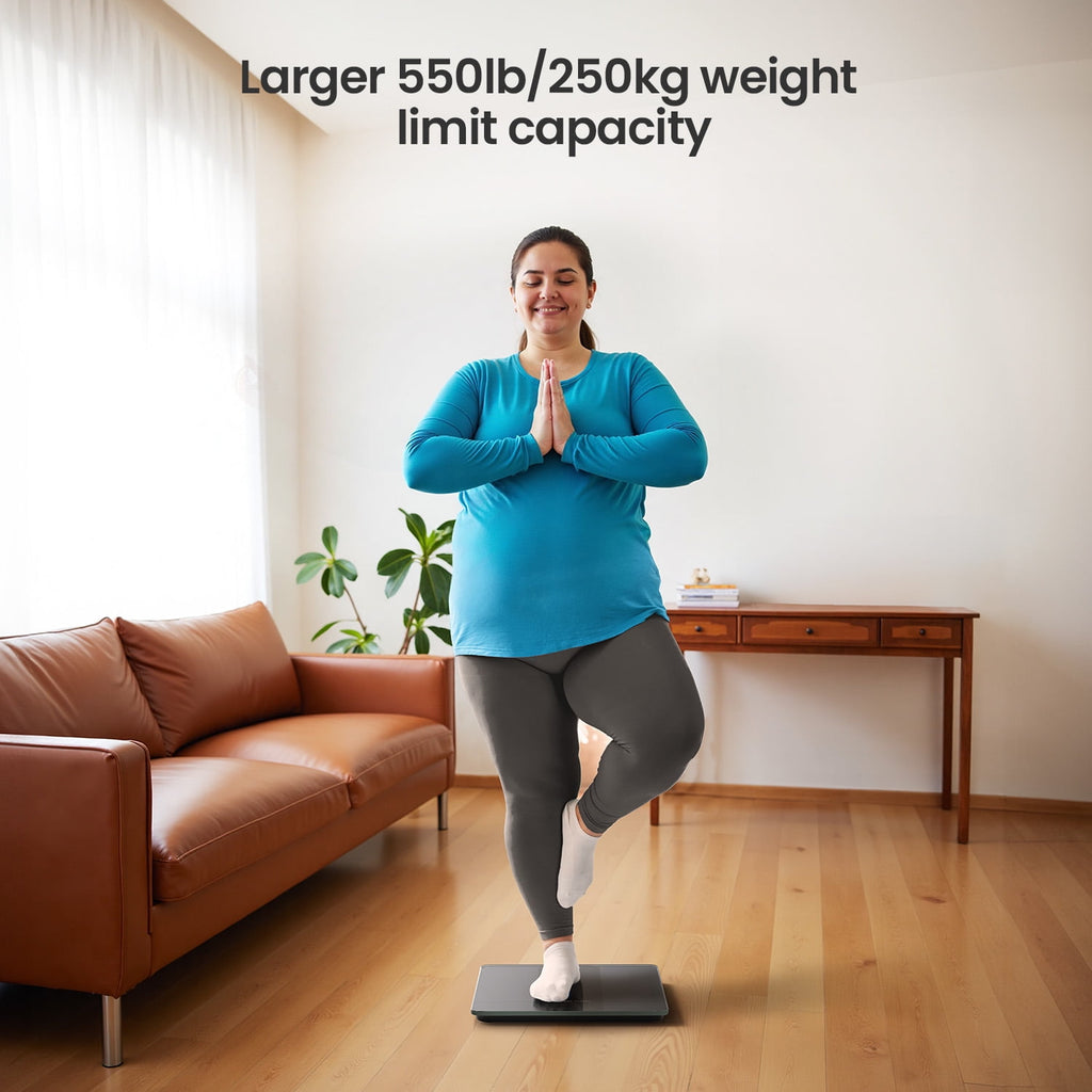 Elevate Your Wellness Journey with the 550Lb Digital Bathroom Scale - Accurate, Stylish, and User-Friendly!