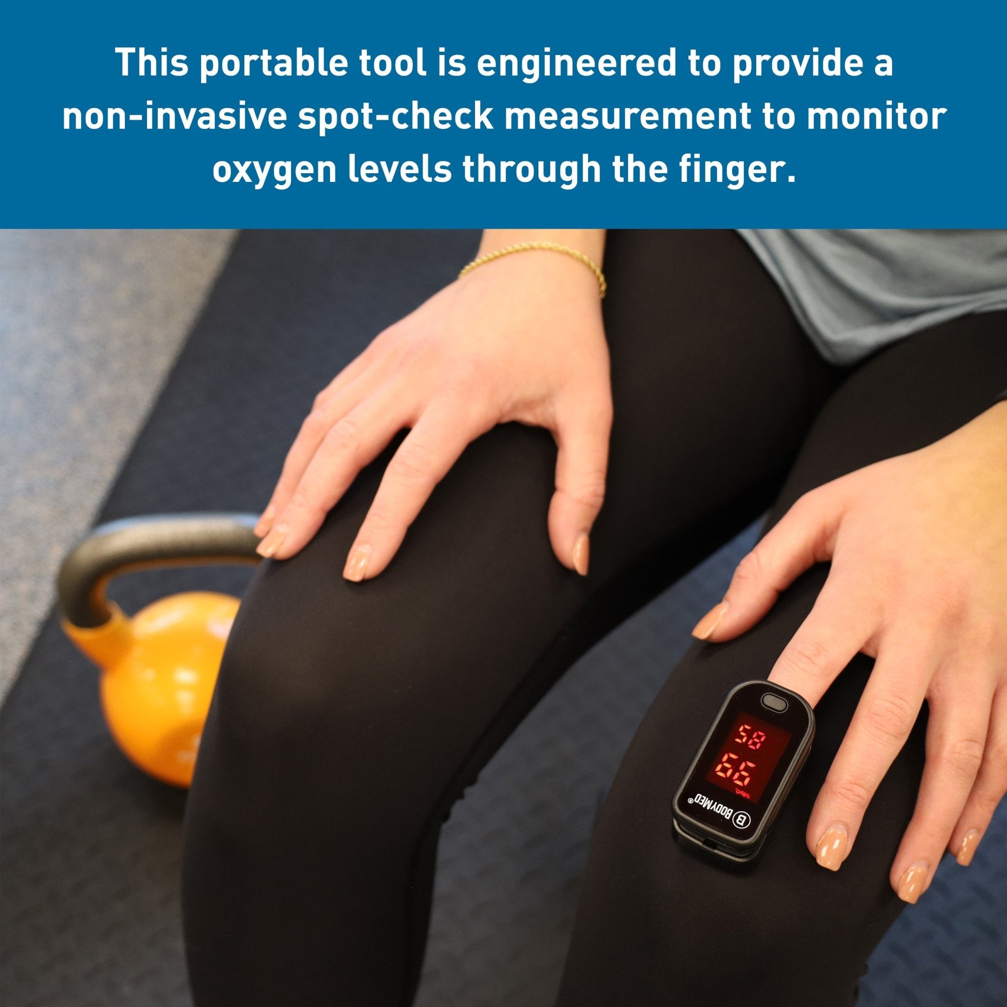 BodyMed Fingertip Pulse Oximeter, LED Display