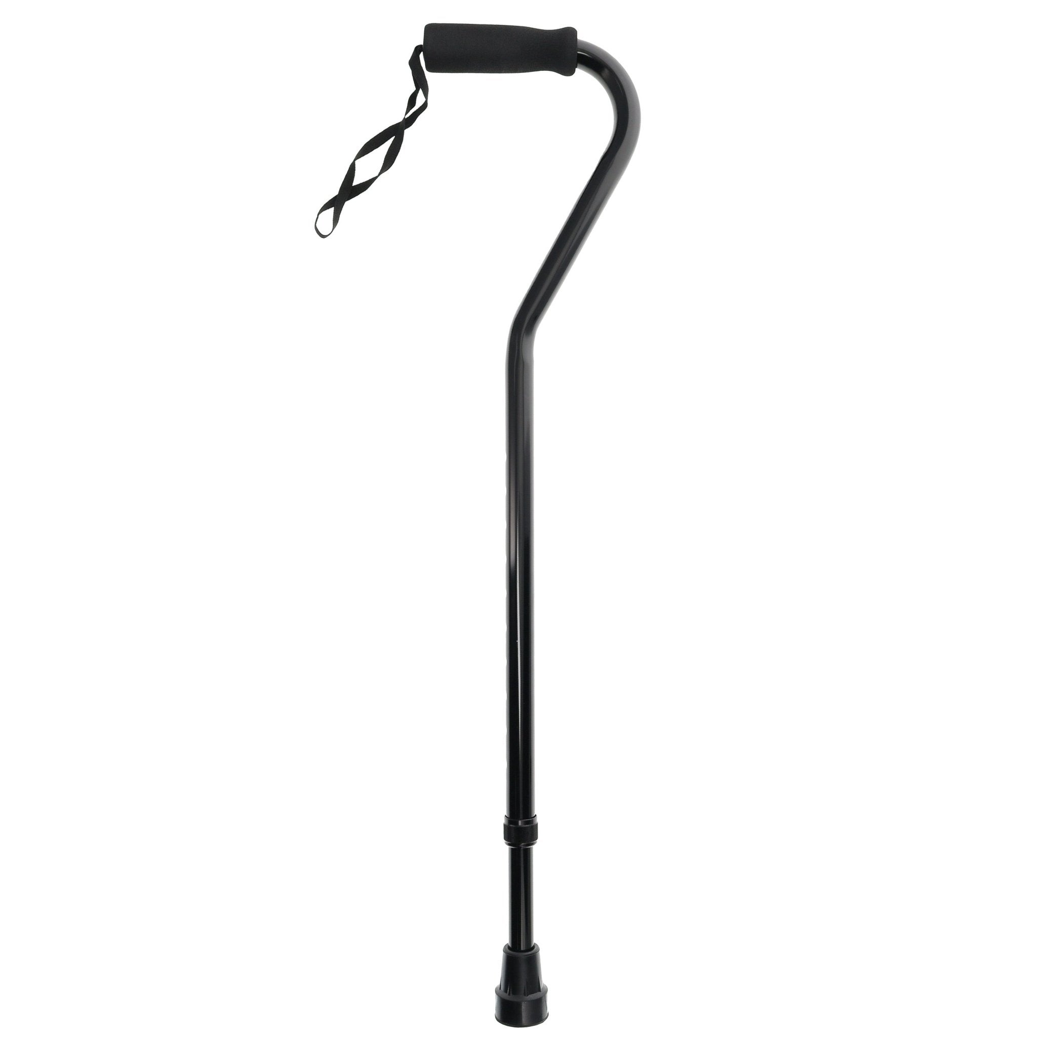 Offset Cane, Aluminum, Adjustable Height