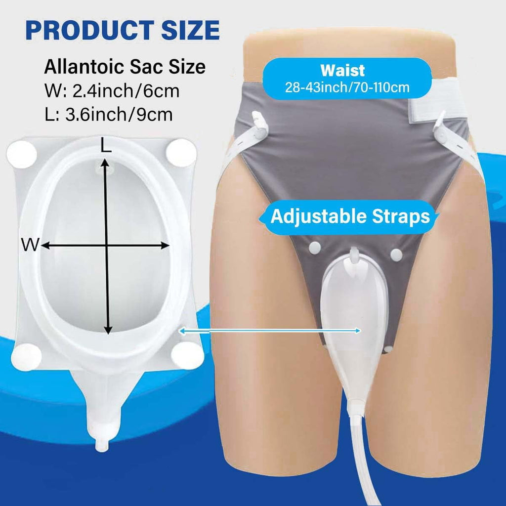 Ultimate Comfort Catheter System for Women - Reusable Silicone Urinal with Adjustable Breathable Pants and Two Size Options for Maximum Flexibility