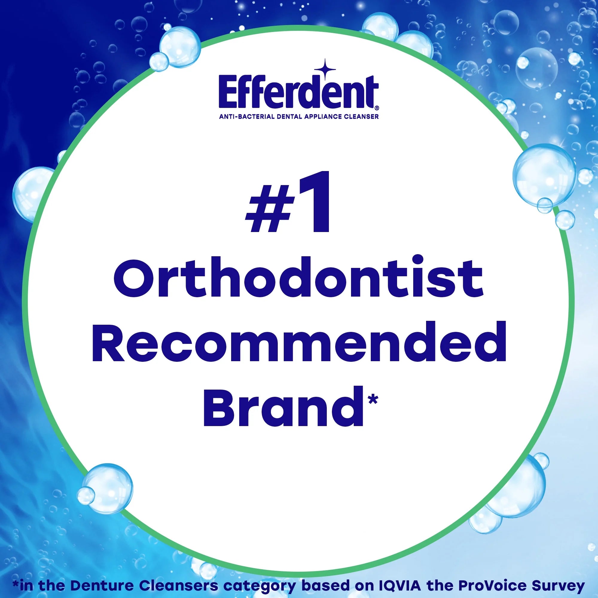 Efferdent Minty Fresh & Clean Retainer & Denture Cleaner Tablets - 126 Count for Ultimate Freshness and Odor Control