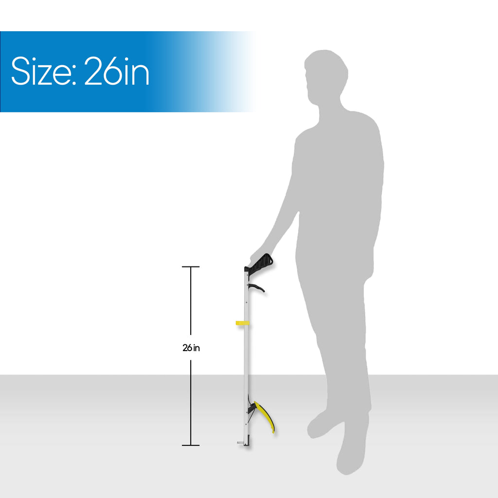 Enhance Your Reach: 26" Lightweight Grabber Reacher with Magnetic Tip for Effortless Living