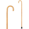 Experience Unmatched Support with the Carex Natural Ash Wooden Walking Cane - Sturdy Round Handle Design