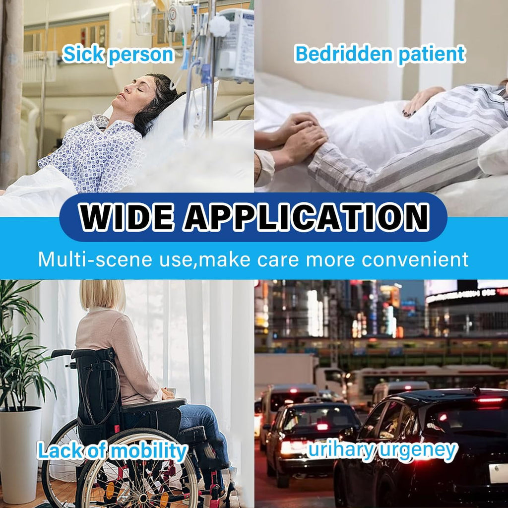 Ultimate Comfort Catheter System for Women - Reusable Silicone Urinal with Adjustable Breathable Pants and Two Size Options for Maximum Flexibility