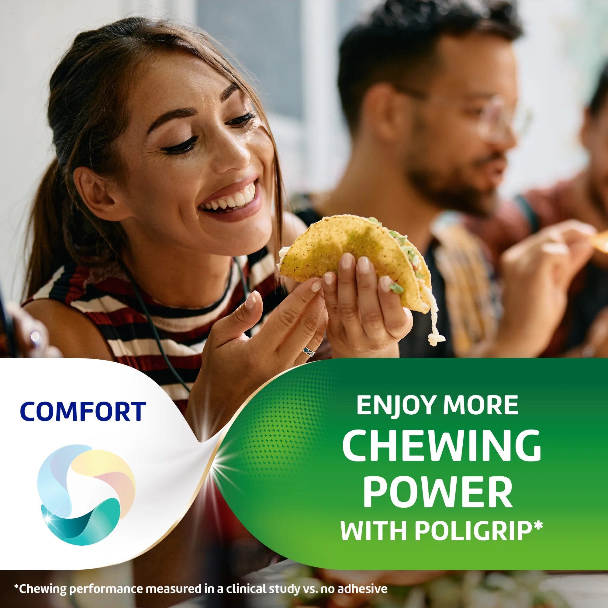 Experience Unmatched Comfort with Extra Care Denture and Partials Adhesive Cream - 3 Pack of 2.2 Oz Tubes for All-Day Hold