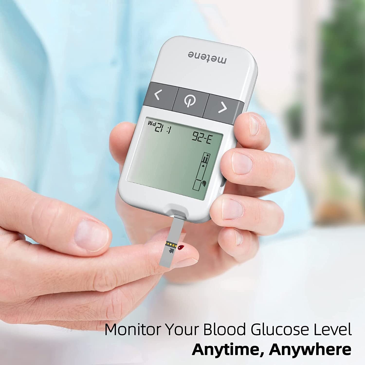 AGM-513S Complete Blood Glucose Monitoring Kit - Accurate, Fast Results with 100 Test Strips and Lancets