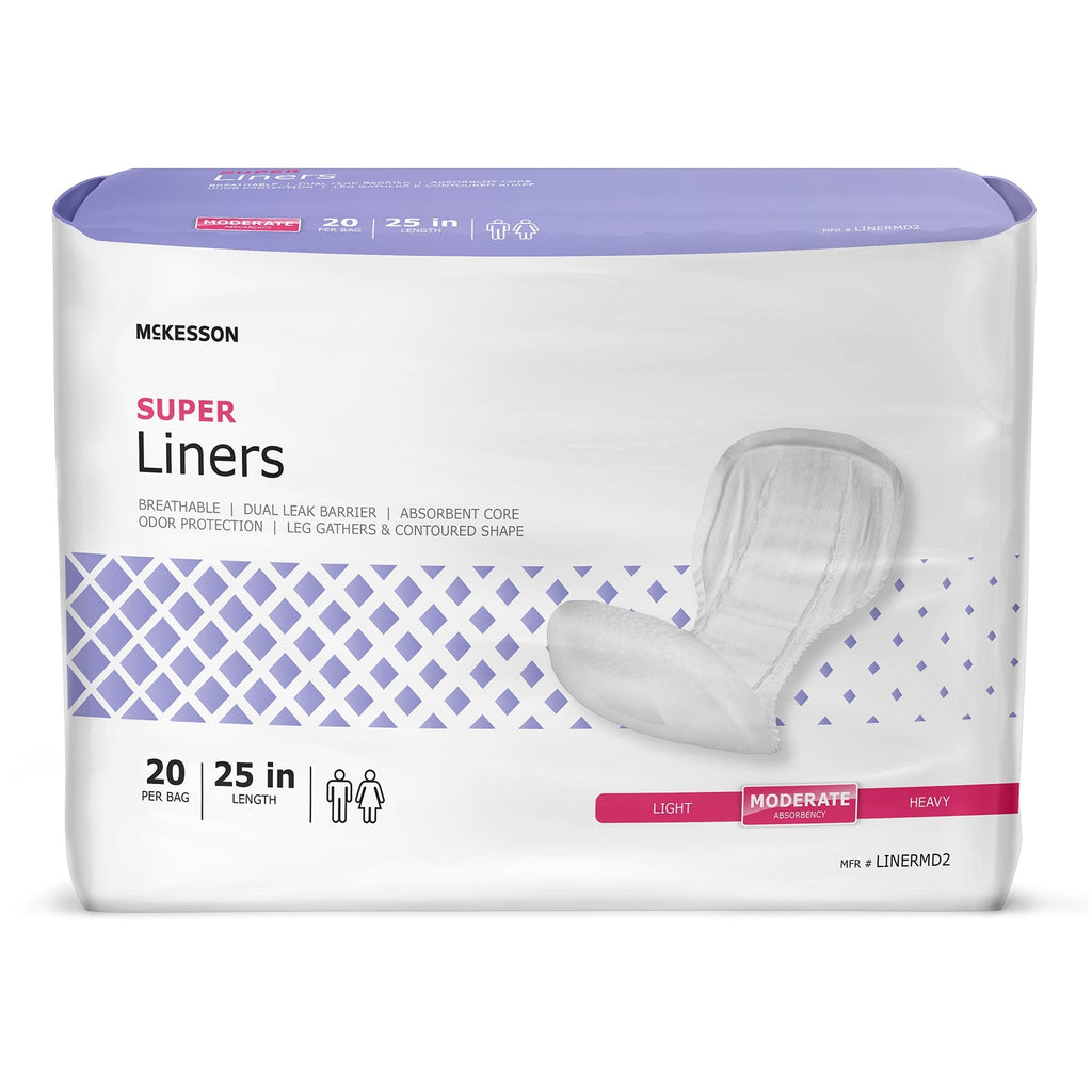 McKesson Incontinence Liners, Regular