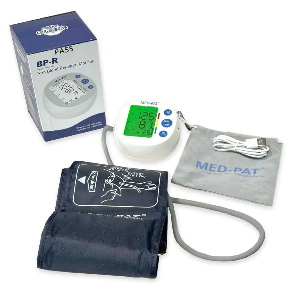 Round Blood Pressure Monitor | Automatic Digital BP Machine – FDA Cleared