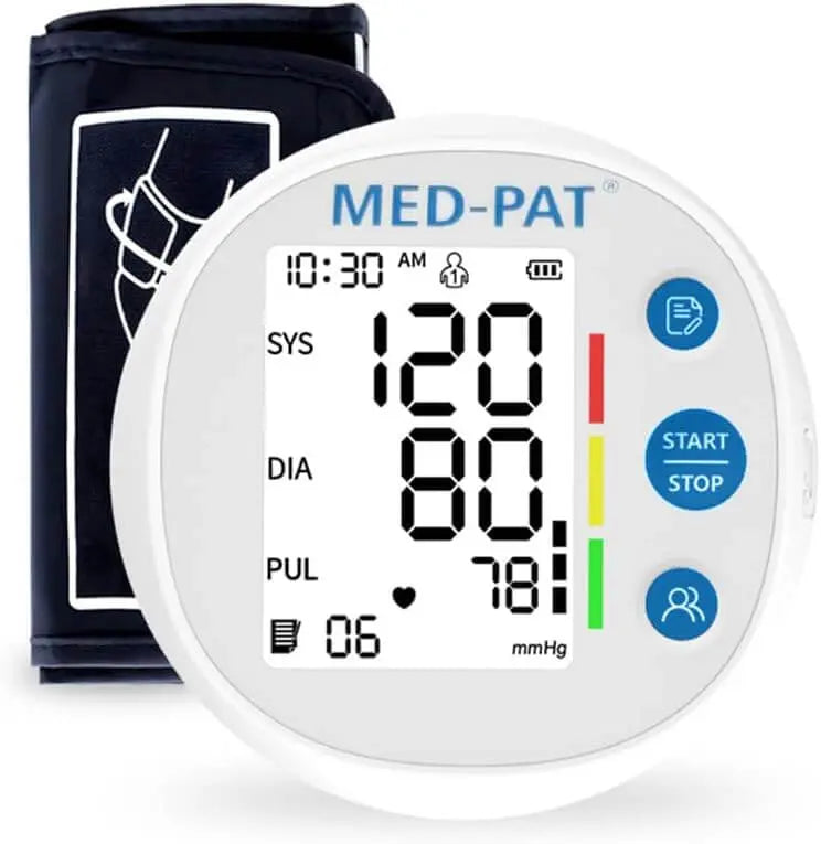 Round Blood Pressure Monitor | Automatic Digital BP Machine – FDA Cleared