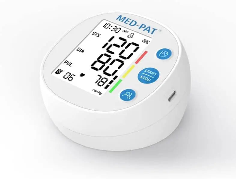 Round Blood Pressure Monitor | Automatic Digital BP Machine – FDA Cleared